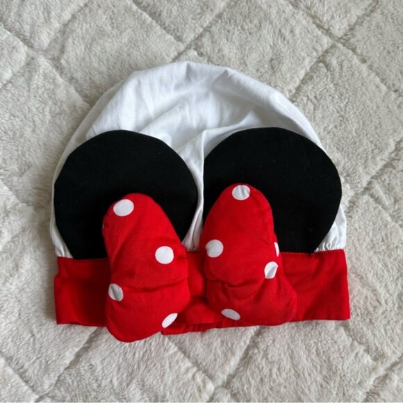 Disney | White & Red Polka Dot Chef Hat Mickey Ears - Picture 2 of 9